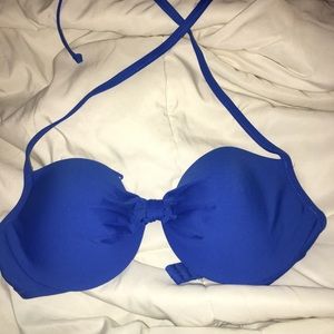 Blue bikini top!